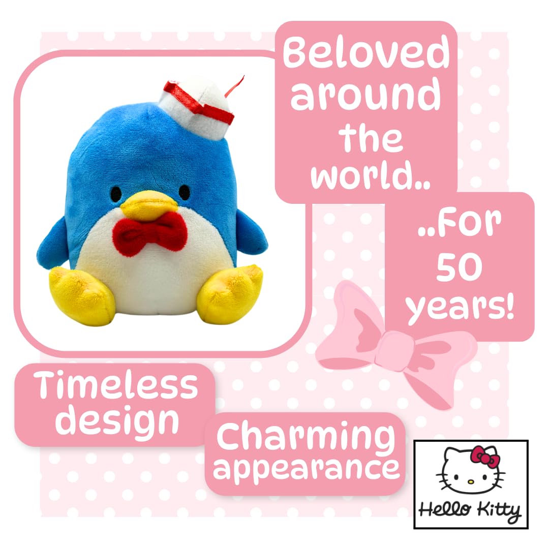 Tuxedo Sam 15cm Sitting Plush - Official Sanrio Hello Kitty & Friends Character Toy 10
