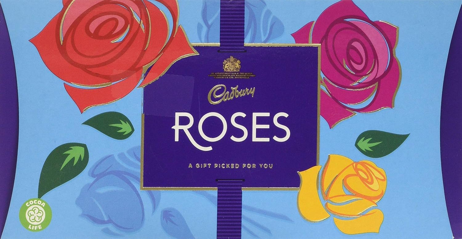 Cadbury Roses Assorted Miniature Milk Chocolates - Gift Carton 275g