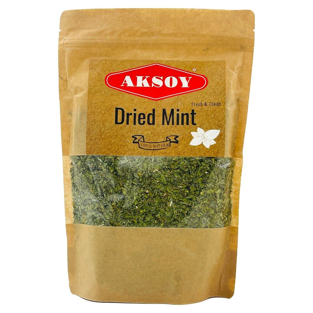 Aksoy Mint Peppermint Leaves 250g - Premium Dried Mint Leaves