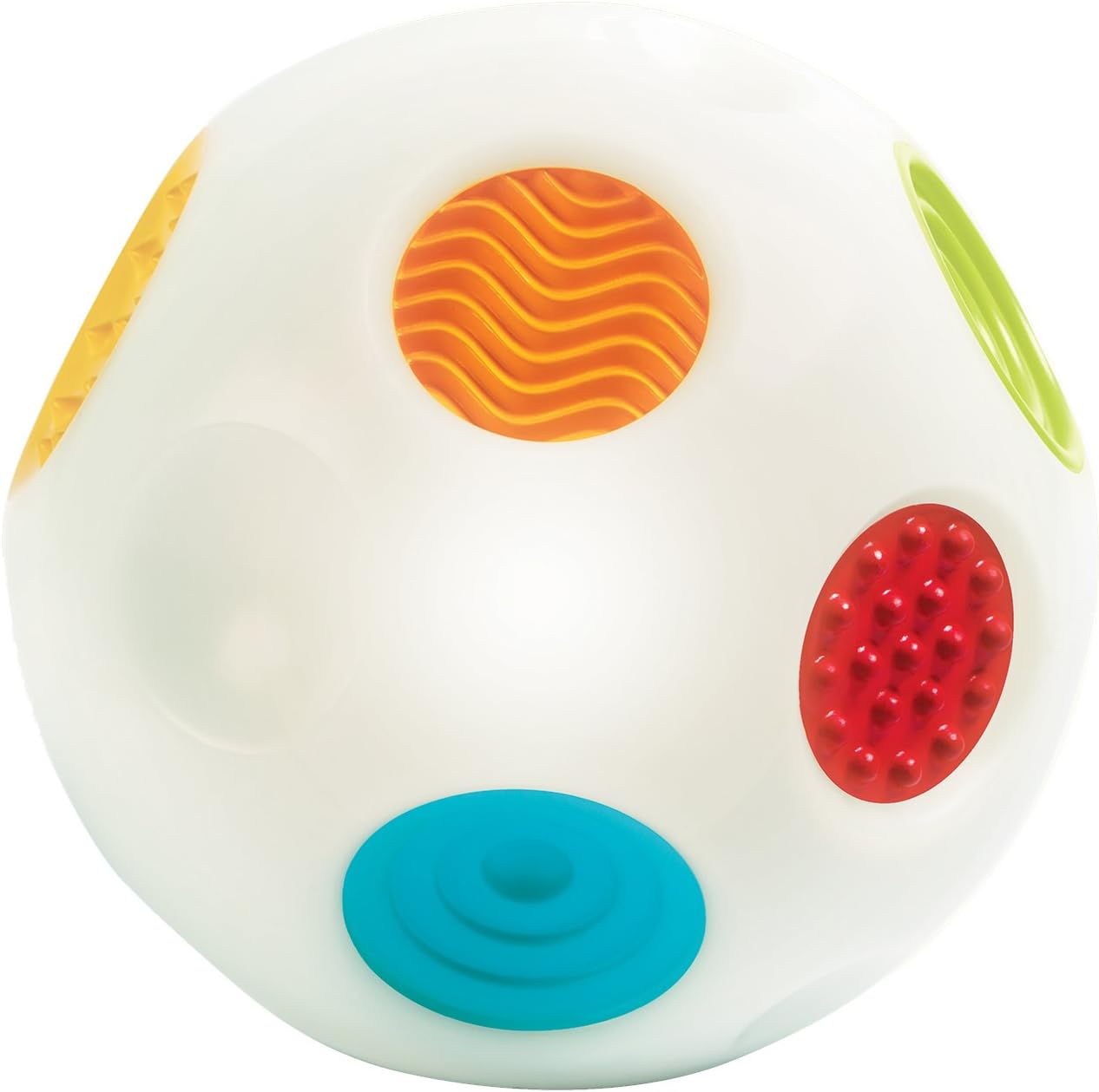 Infantino Sensory Sound and Light Activity Ball - Educational Toy for Babies 9-36 Months