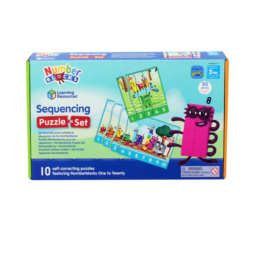 Learning Resources Numberblocks Sequencing Puzzle - Educational Maths Toy for Ages 3-7 9