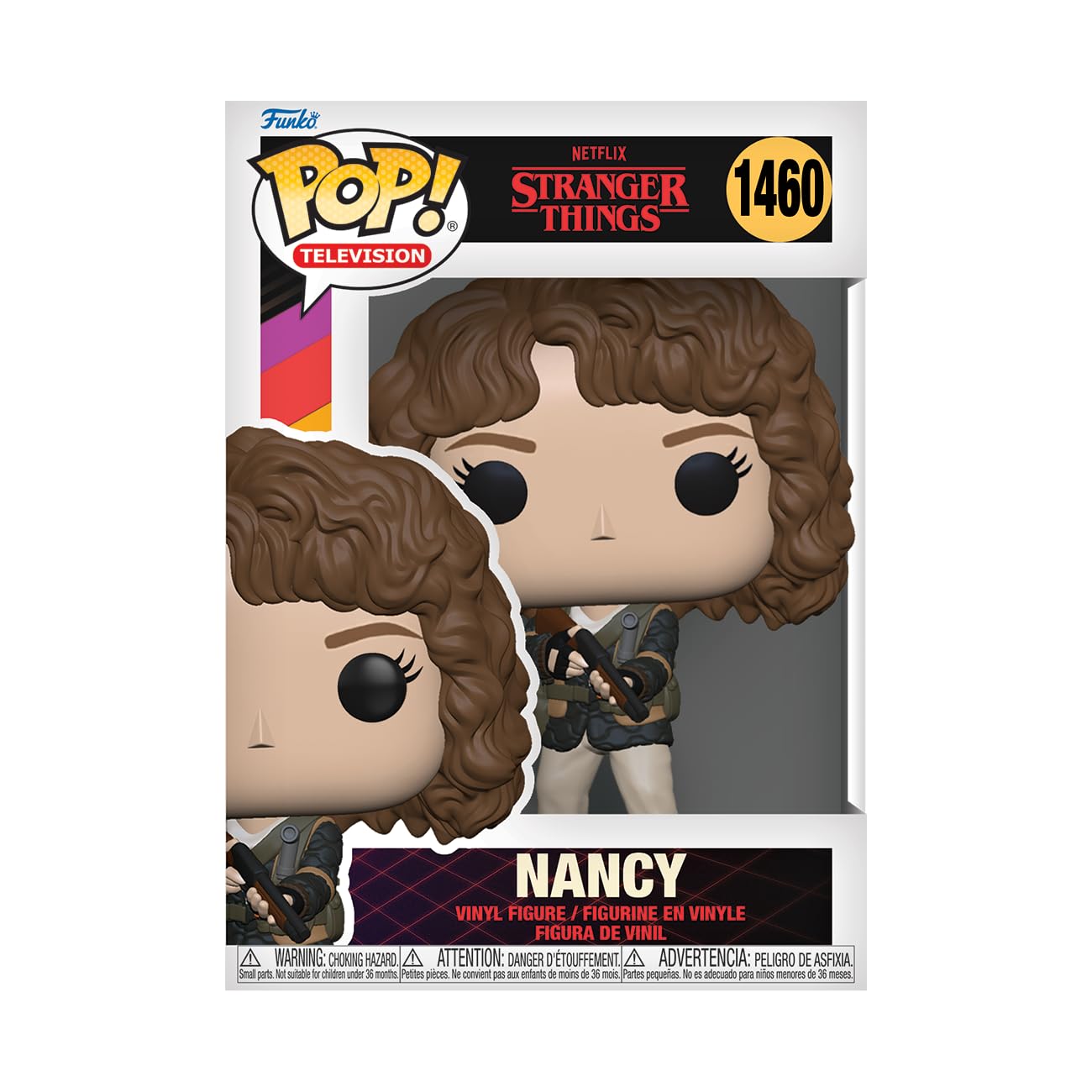 Funko Pop! TV: Stranger Things - Nancy Wheeler with Shotgun Vinyl Figure 9