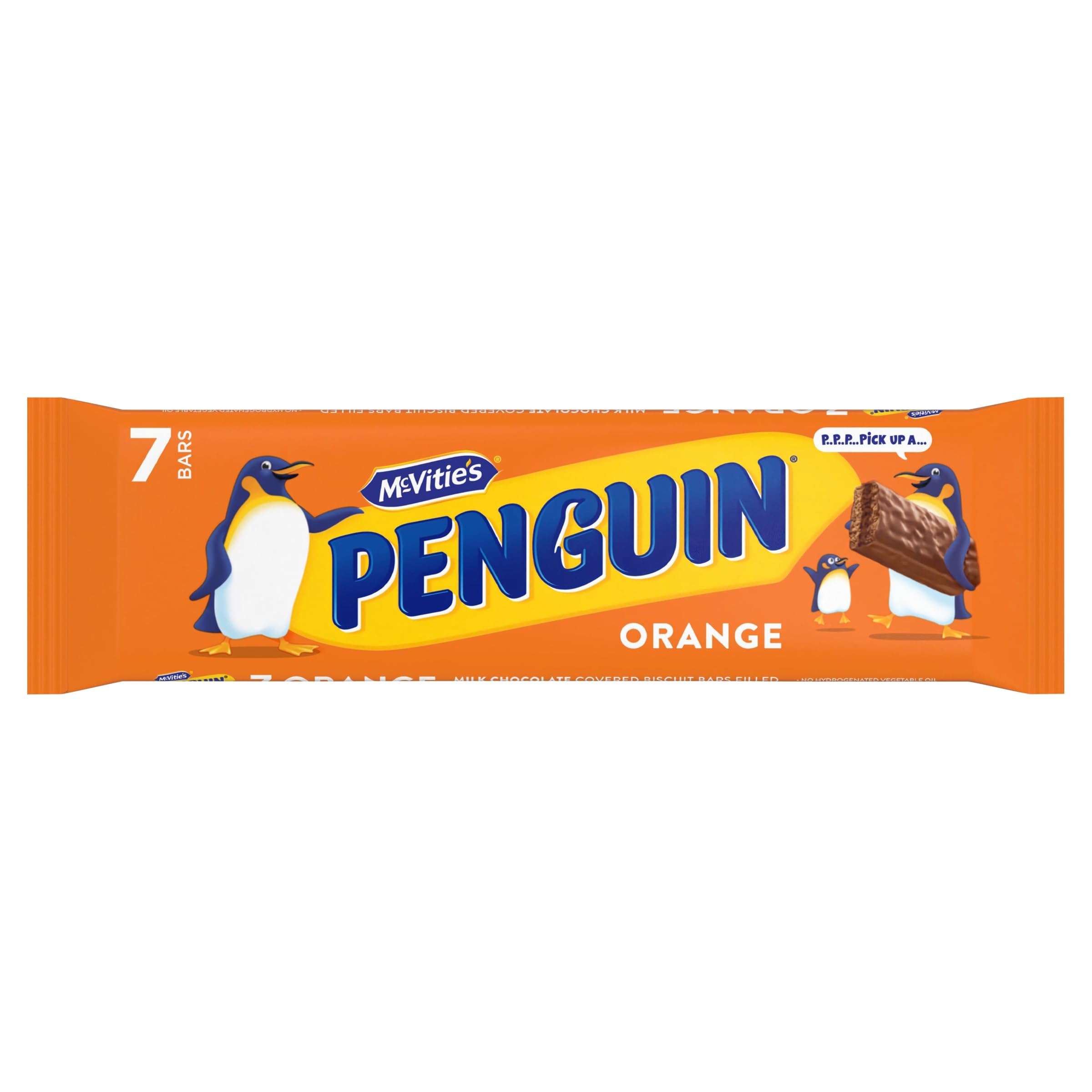 McVitie's Penguin Orange Biscuit Bar, 7 x 24.6g (170g Total)