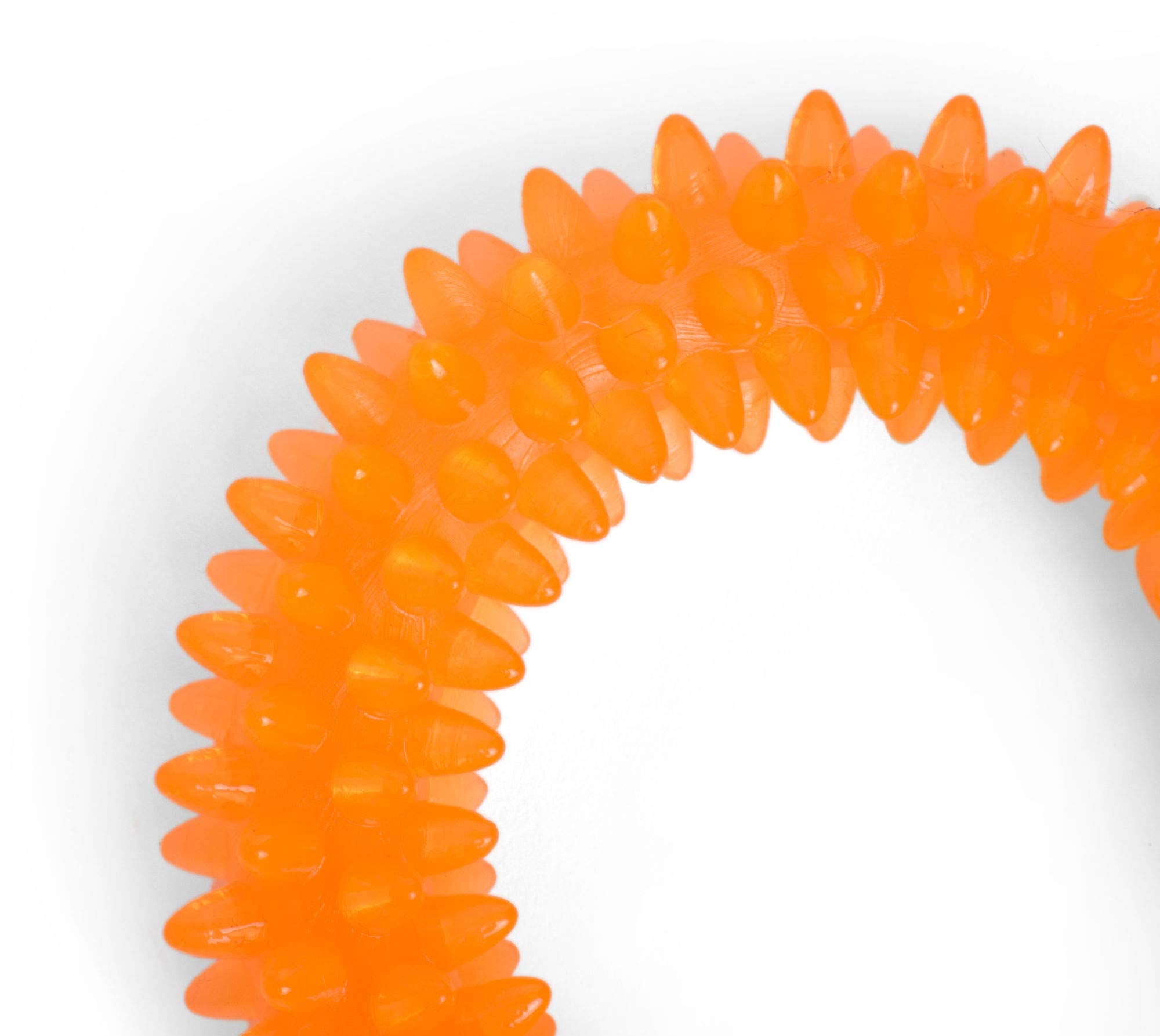 Petface Seriously Strong Dental Ring Dog Toy - Durable Chew Toy | Orange | Portable 4