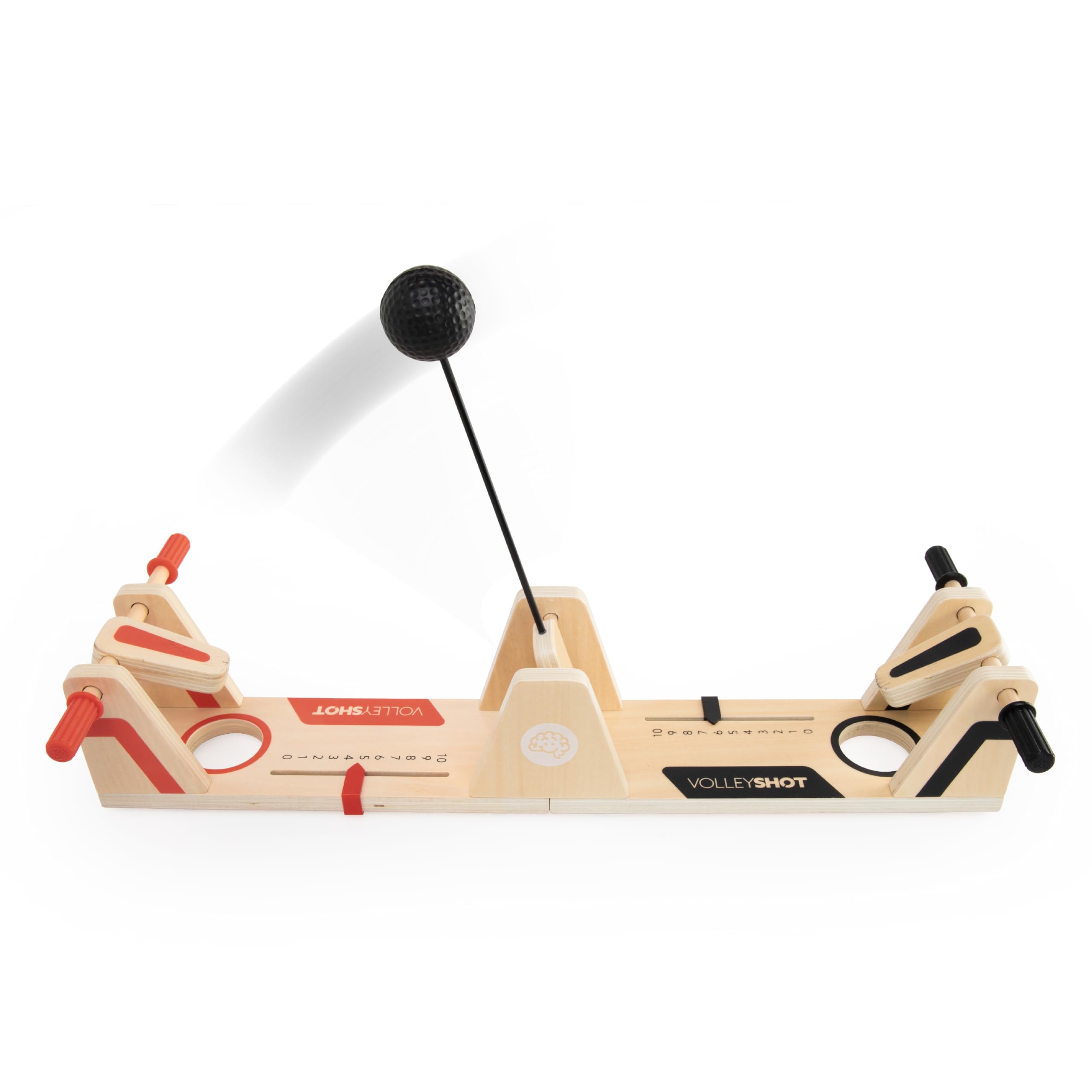 Fat Brain Toys VolleyShot Back and Forth Paddle Ball Table Top Game