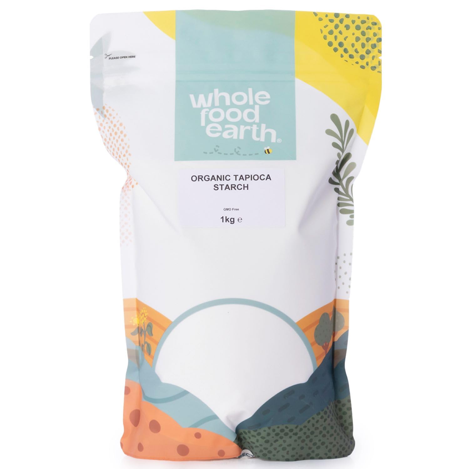 Wholefood Earth Bio-Tapiokastärke – 1 kg | Gentechnikfrei | Bio-zertifiziert
