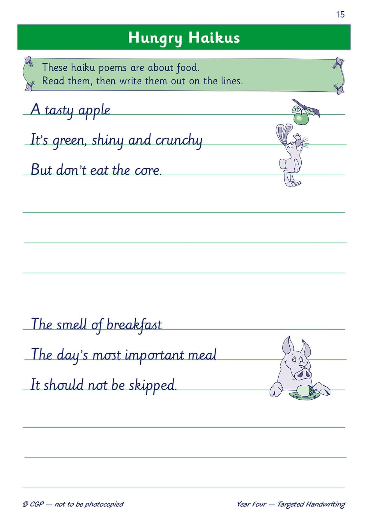 CGP KS2 English Targeted Practice Book - Handwriting Year 4 | Paperback | Ages 7-9 5