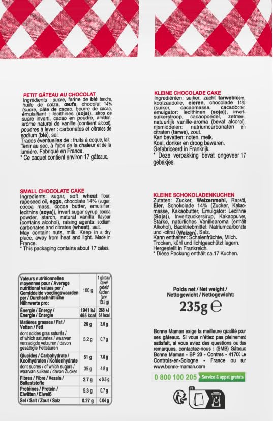 Kleine Schokoladenmuffins von Bonne Maman – Petits Muffins au Chocolat – 17-teilige Packung 3