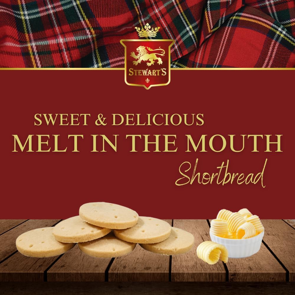 Stewart's London Shortbread Tin (150g) - Traditional Scottish Shortbread 4