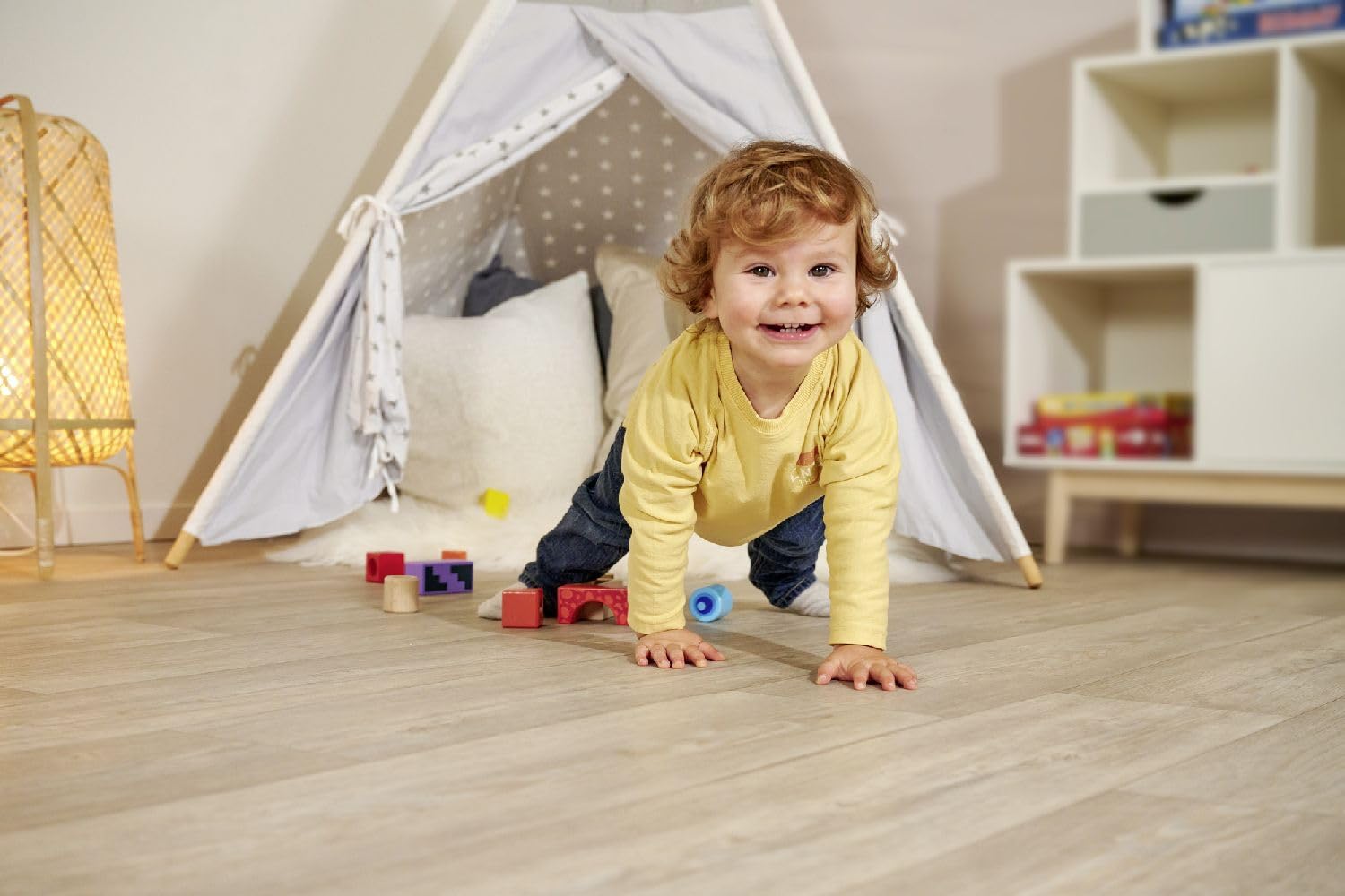 Eichhorn 100002240 Sound Building Blocks - Educational Wooden Toy for Toddlers 12 Months+ 7