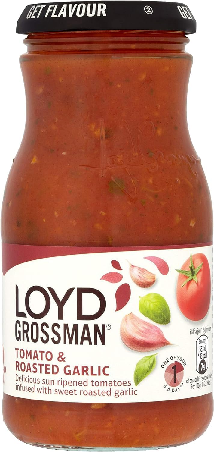 Loyd Grossman - Italian Tomato & Roasted Garlic Pasta Sauce 350g