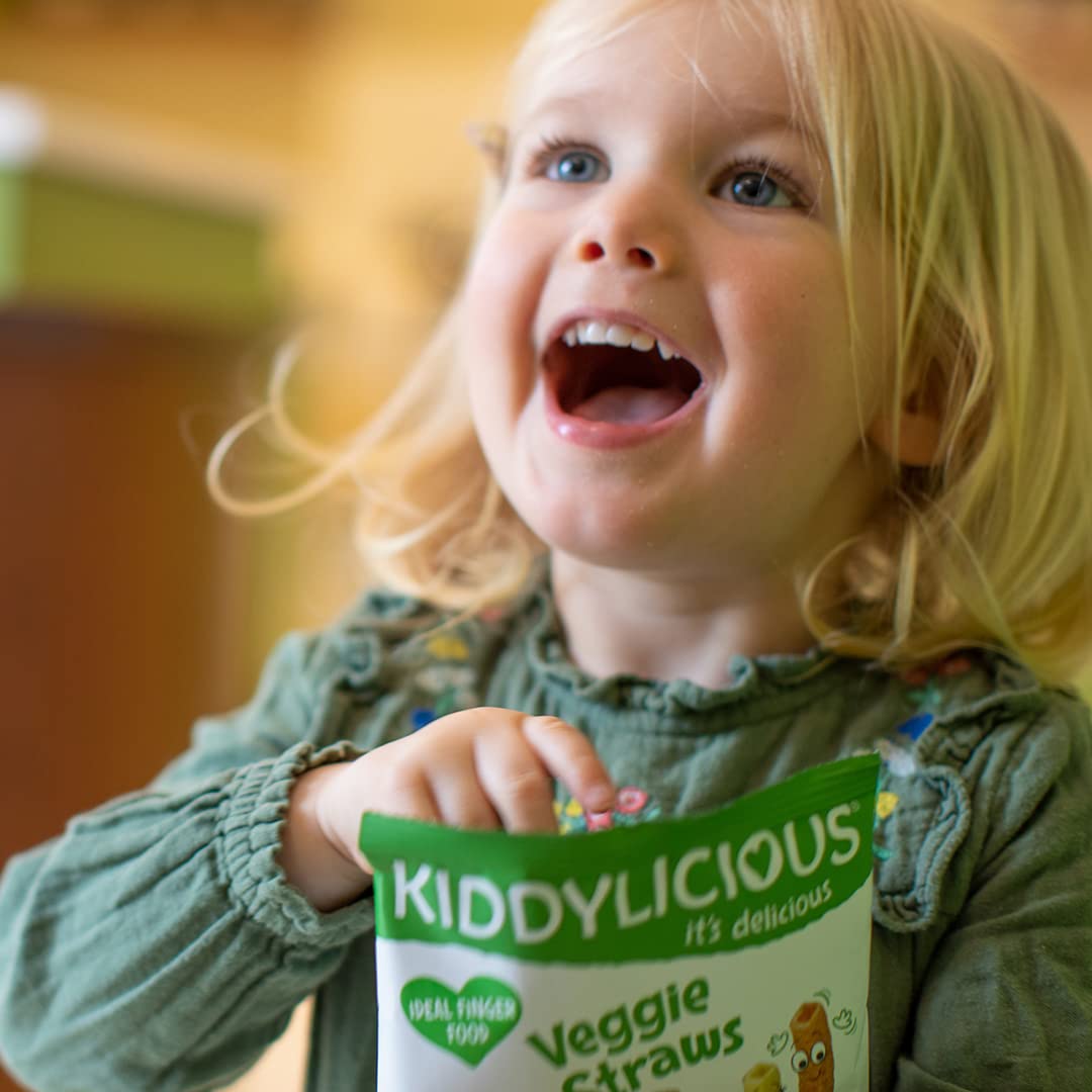 Kiddylicious Cheesy Veggie Straws - Gluten-Free Vegan Snacks for Toddlers 3