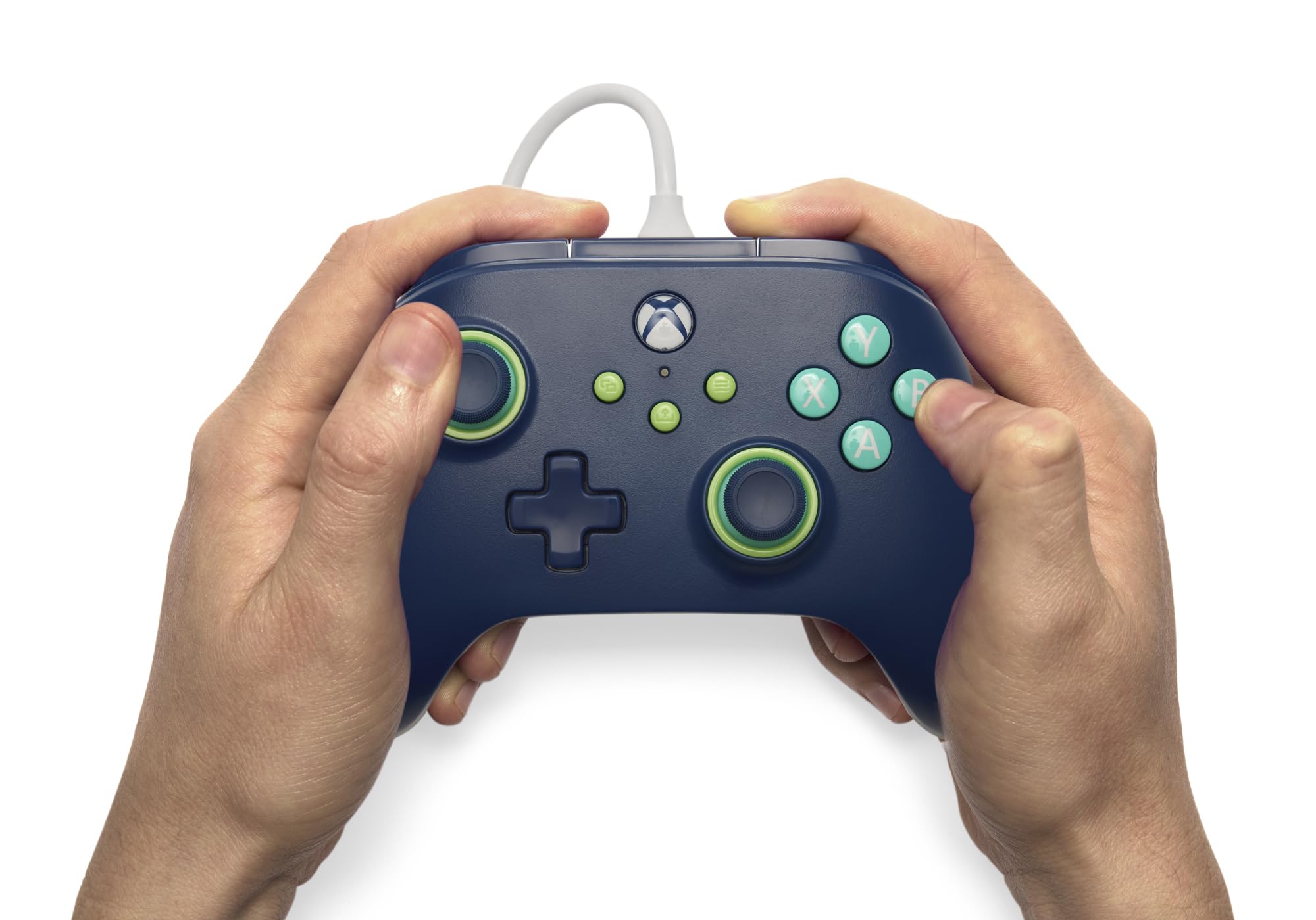 Kabelgebundener PowerA-Controller für Xbox Series X|S, Xbox One, PC – Offiziell lizenziertes Gamepad mit Dual Rumble, Impulsauslösern, 3 m langem USB-C-Kabel 6