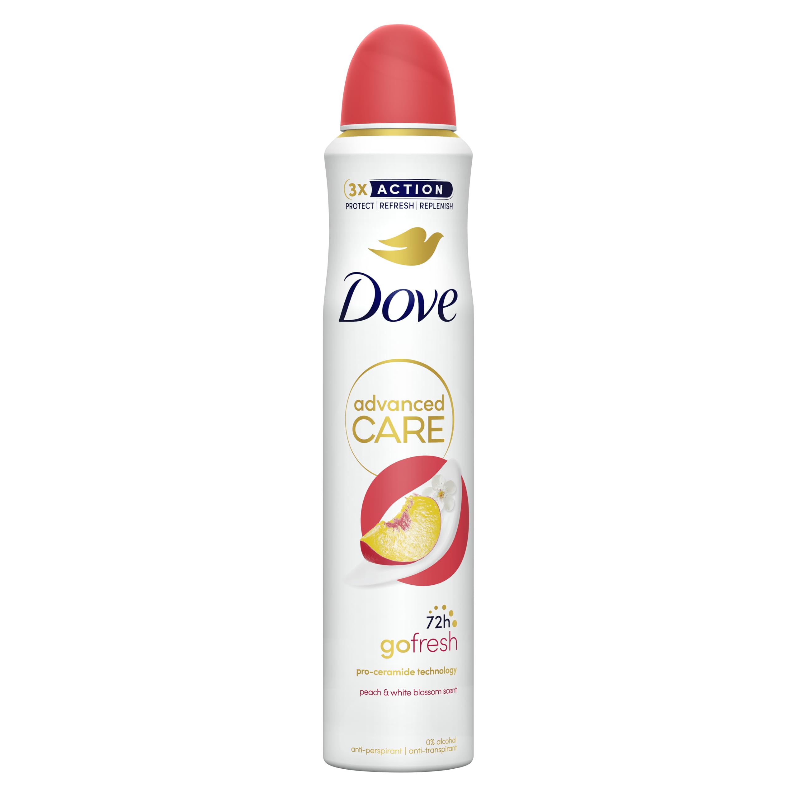 Dove Advanced Care Go Fresh Peach & White Blossom Antiperspirant Deodorant Spray (200 ml)