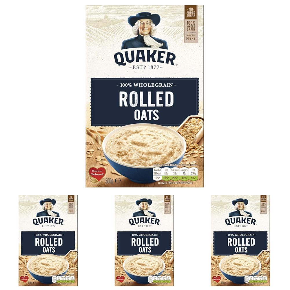 Quaker Rolled Porridge Oats, 500 g