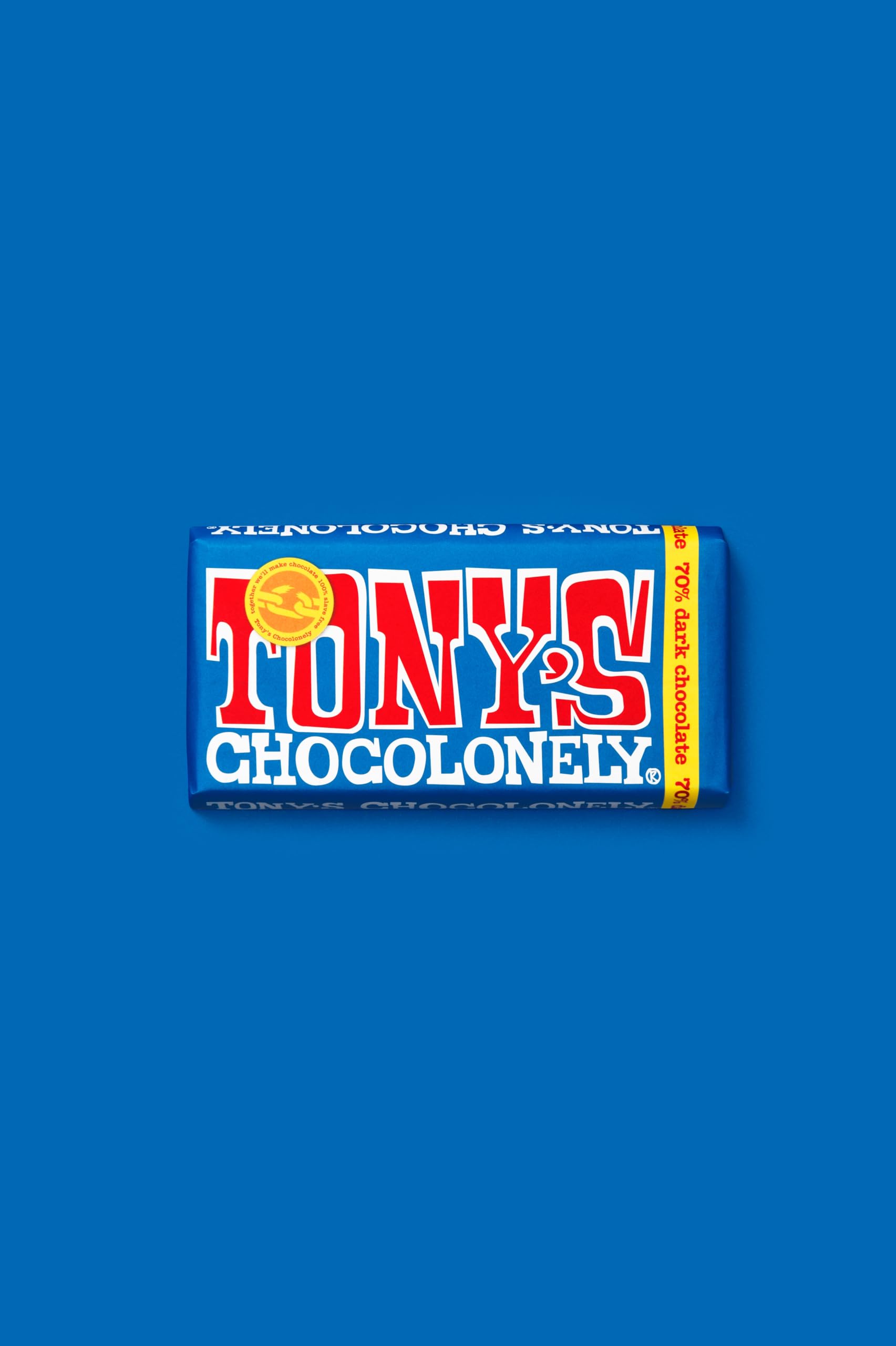 Tony's Chocolonely Dark Chocolate Bar 70% Belgian Fairtrade - 180g, Vegan, Gift 3