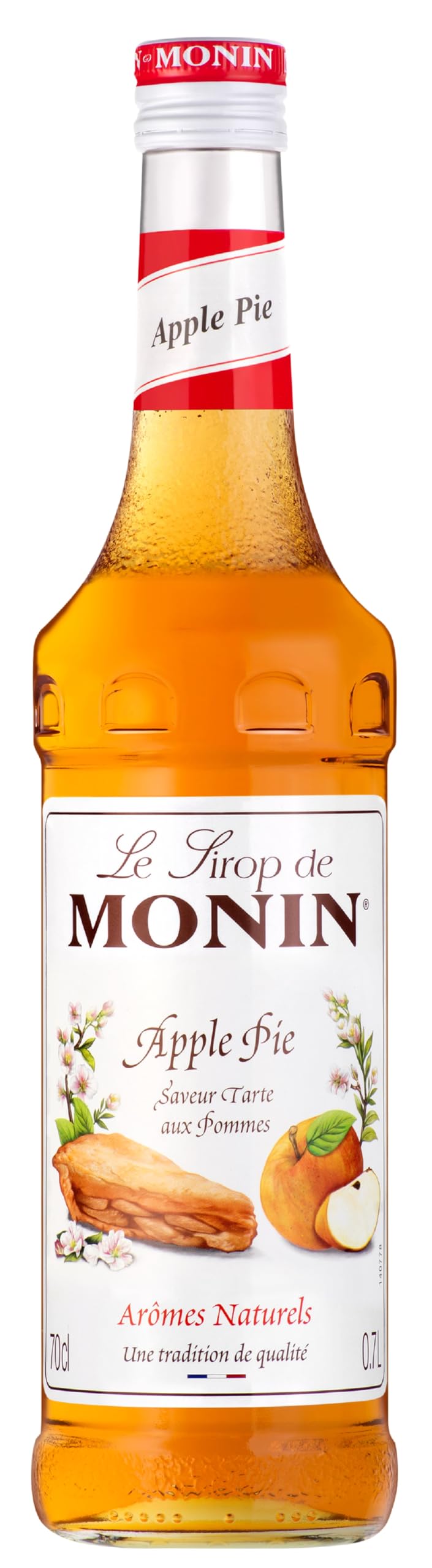 Monin Premium Apple Pie Syrup - 700ml | Natural Flavours | Vegan Friendly