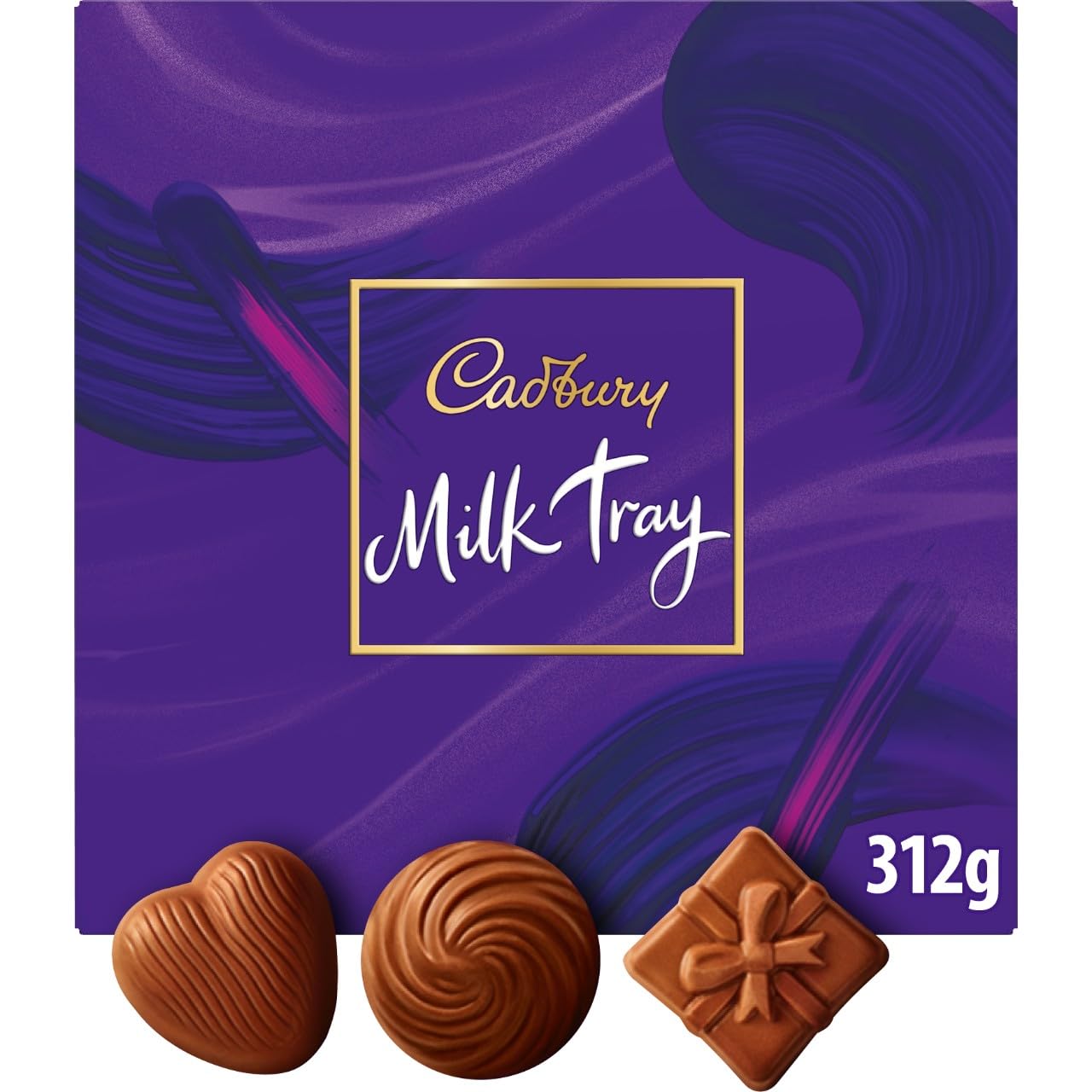 Cadbury Milk Tray Chocolate Box, 312g Assorted Milk Chocolates Gift Set 1