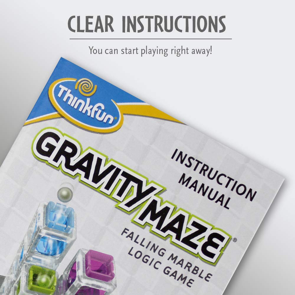 ThinkFun Gravity Maze Falling Marble Logikspiel und MINT-Spielzeug für Kinder ab 8 Jahren 4