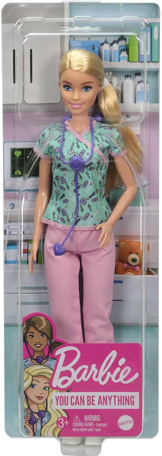 Barbie Nurse Doll - Medical Role Play for Kids 3 Years and Up 3