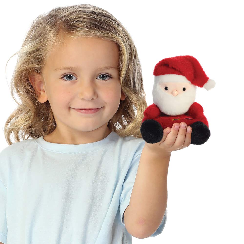 Aurora Palm Pals Santa Claus - Soft Plush Stuffed Animal for Babies & Toddlers 9