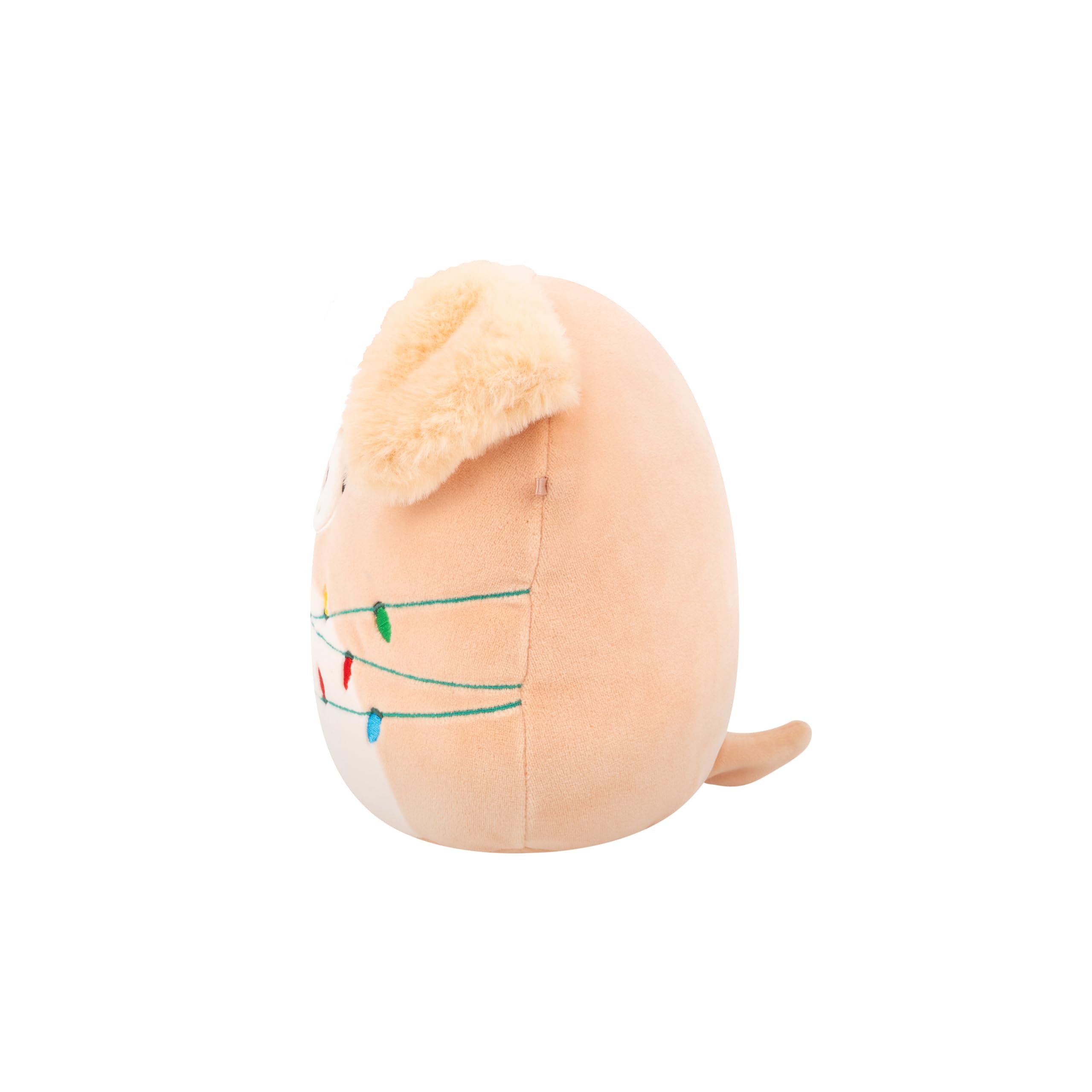 Squishmallows Stevon the Golden Retriever 7.5-Inch Plush with String Lights - Soft Stuffed Animal for Kids 3+