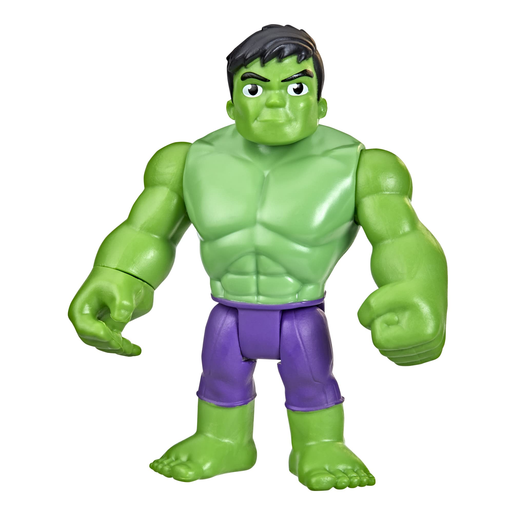 Hasbro Marvel Spidey and His Amazing Friends Hulk Action Figure - 10 cm Poseable Superhero Toy for Kids
