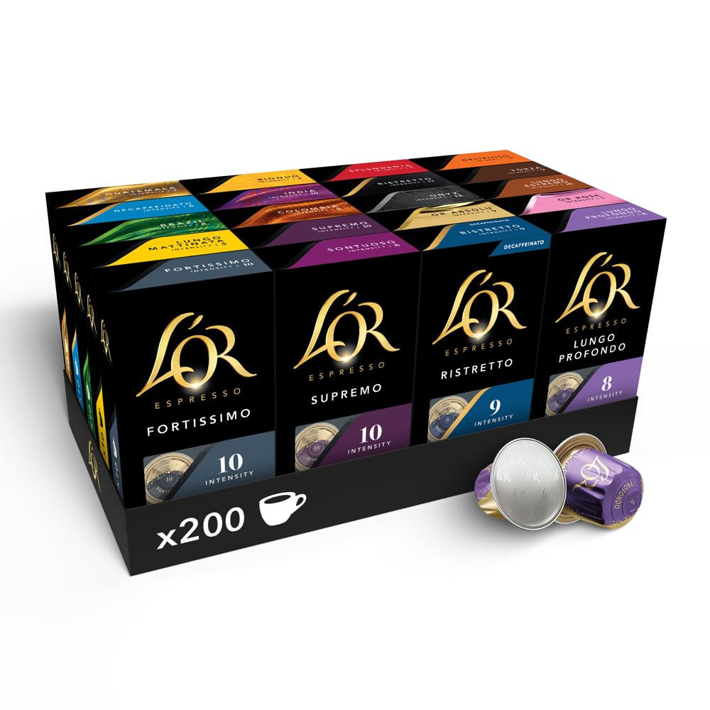 L"OR Grand Assortment Variety Bundle Coffee Pods x20 (Pack of 20, Total 200 Capsules) 6