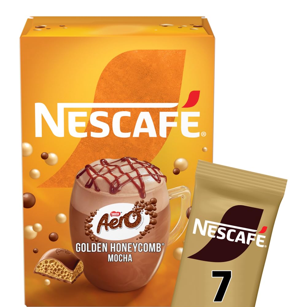 NESCAFÉ Aero Golden Honeycomb Mocha - 7 Sachets Instant Coffee Drink