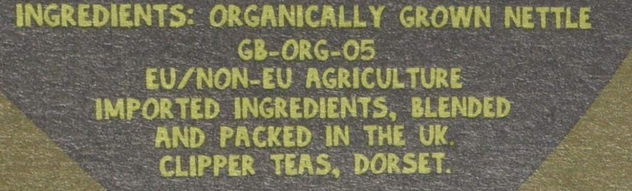 Clipper Organic Nettle Herbal Infusion Tea (20 Unbleached Bags) 3