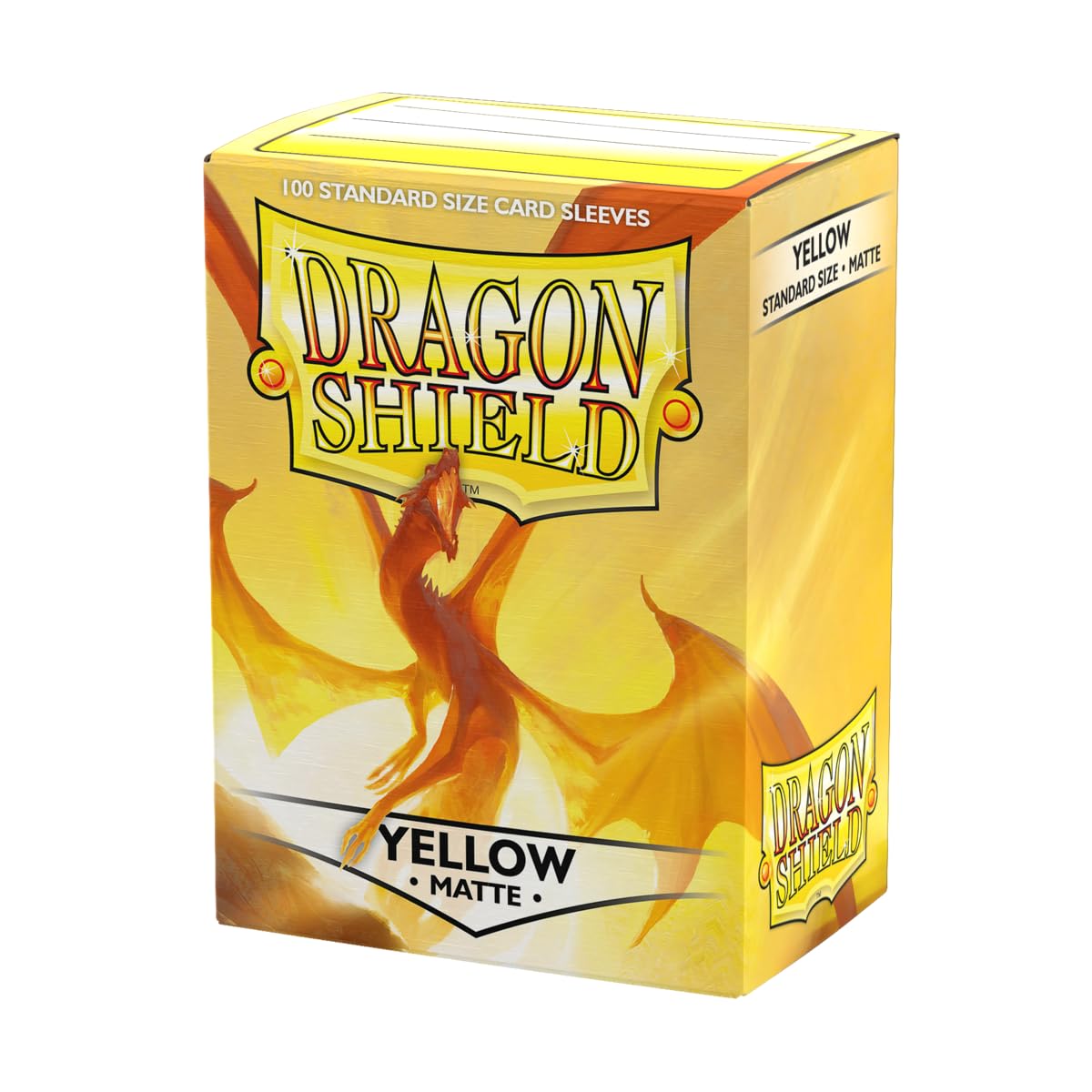 Dragon Shield Matte Yellow Card Sleeves by Arcane Tinmen ApS (Pack of 50) 3