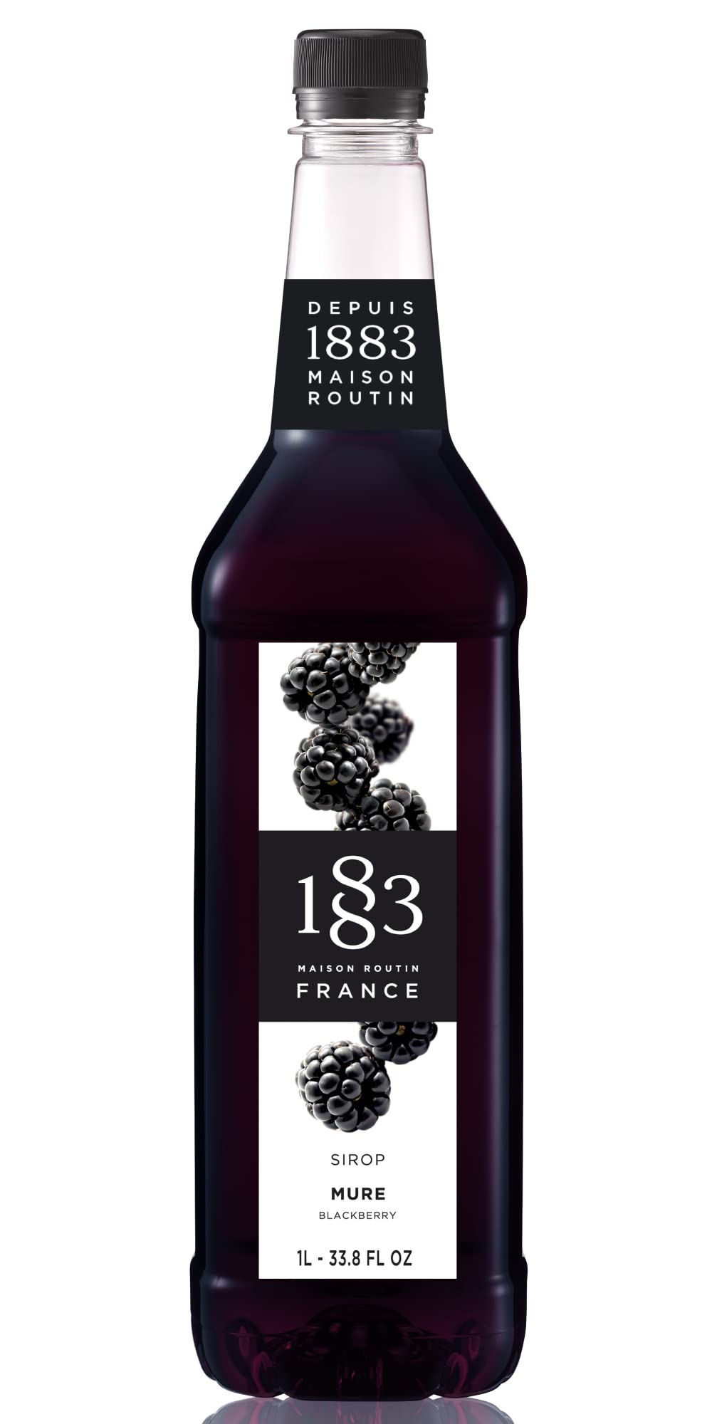 1883 MAISON ROUTIN Blackberry Syrup - 1 Liter Pet Bottle