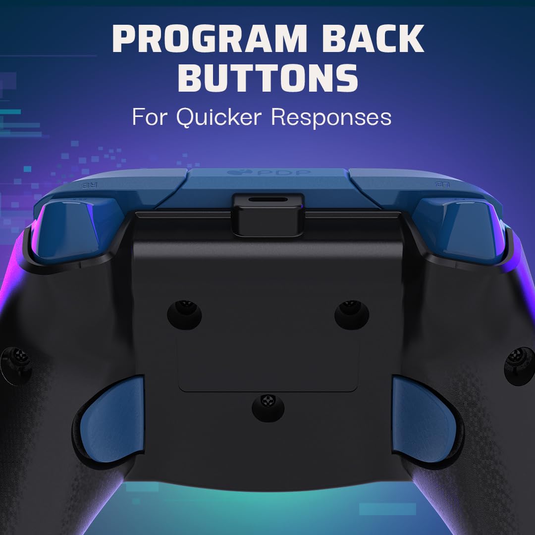 PDP REMATCH Advanced Wired Controller - Glitch Green for Xbox Series X|S, Xbox One 5