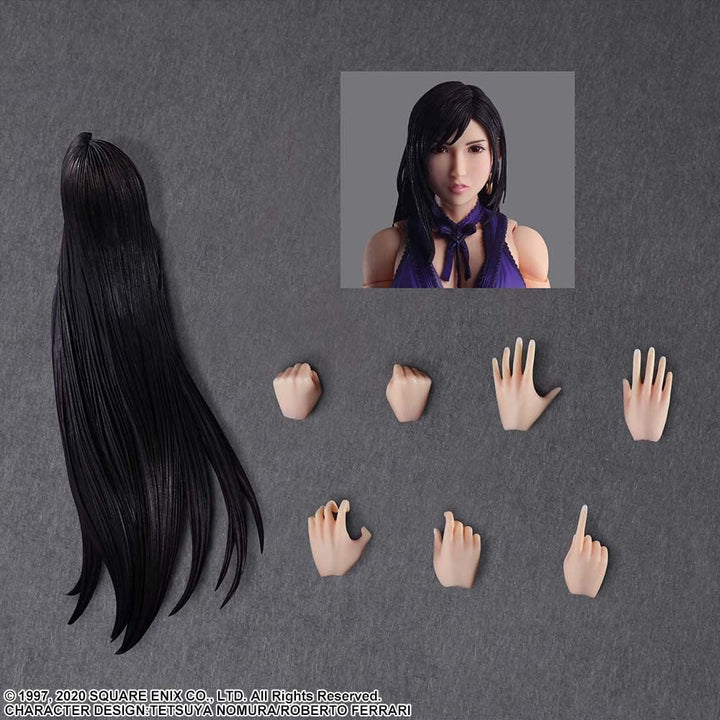 FINAL FANTASY VII REMAKE PLAY ARTS KAI ACTION FIGURE TIFA LOCKHART DRESS VER.