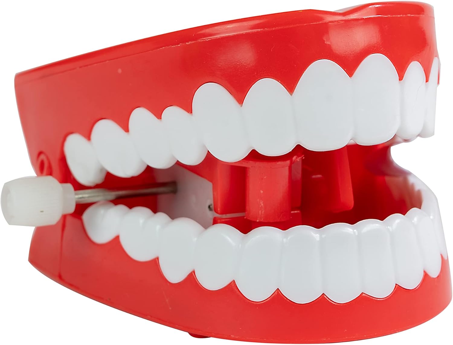 Funtime Gifts 10622 Classic Clockwork Chattering Teeth - Wind-Up Fun for Kids