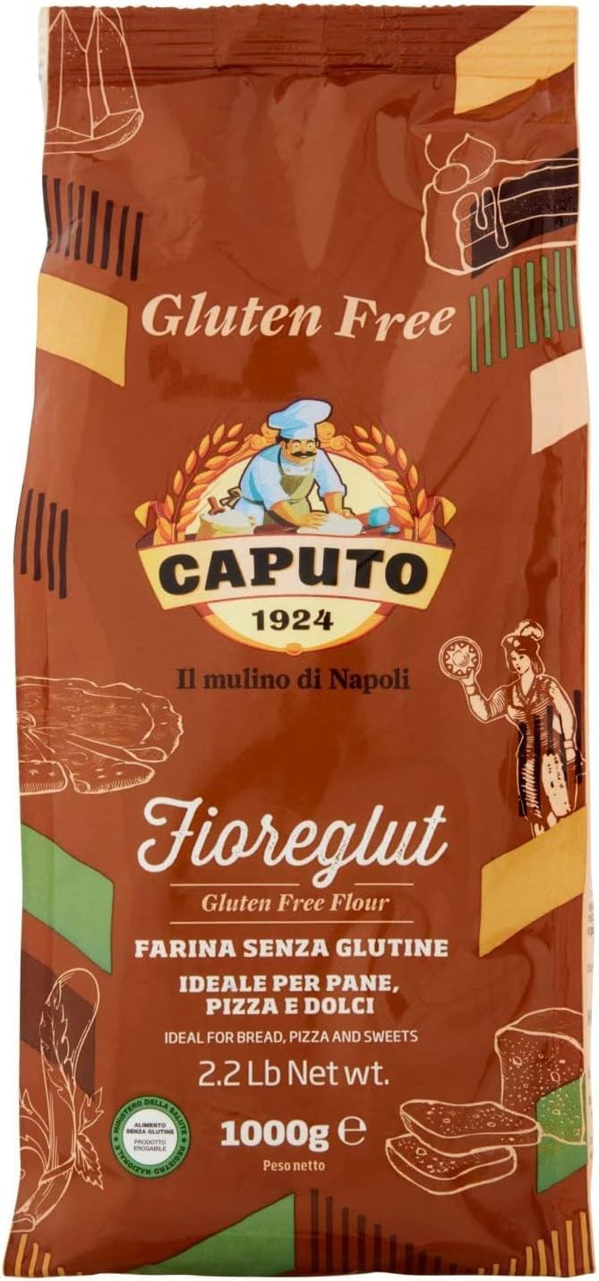 Caputo Gluten Free Flour 1kg - Italian Baking Flour for Bread and Pizza