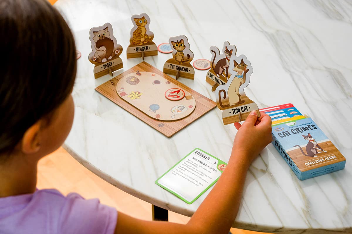ThinkFun Cat Crimes Brain Teaser Logic Challenge Game for Kids and Adults Age 8+ 5
