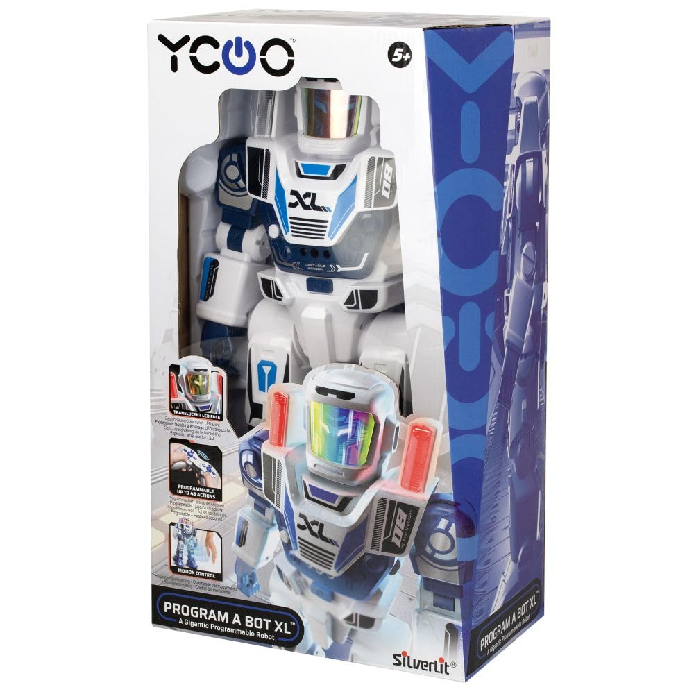 SilverLit Program a Bot XL - Programmable Robot Toy with 48 Commands, Remote & Motion Control 16