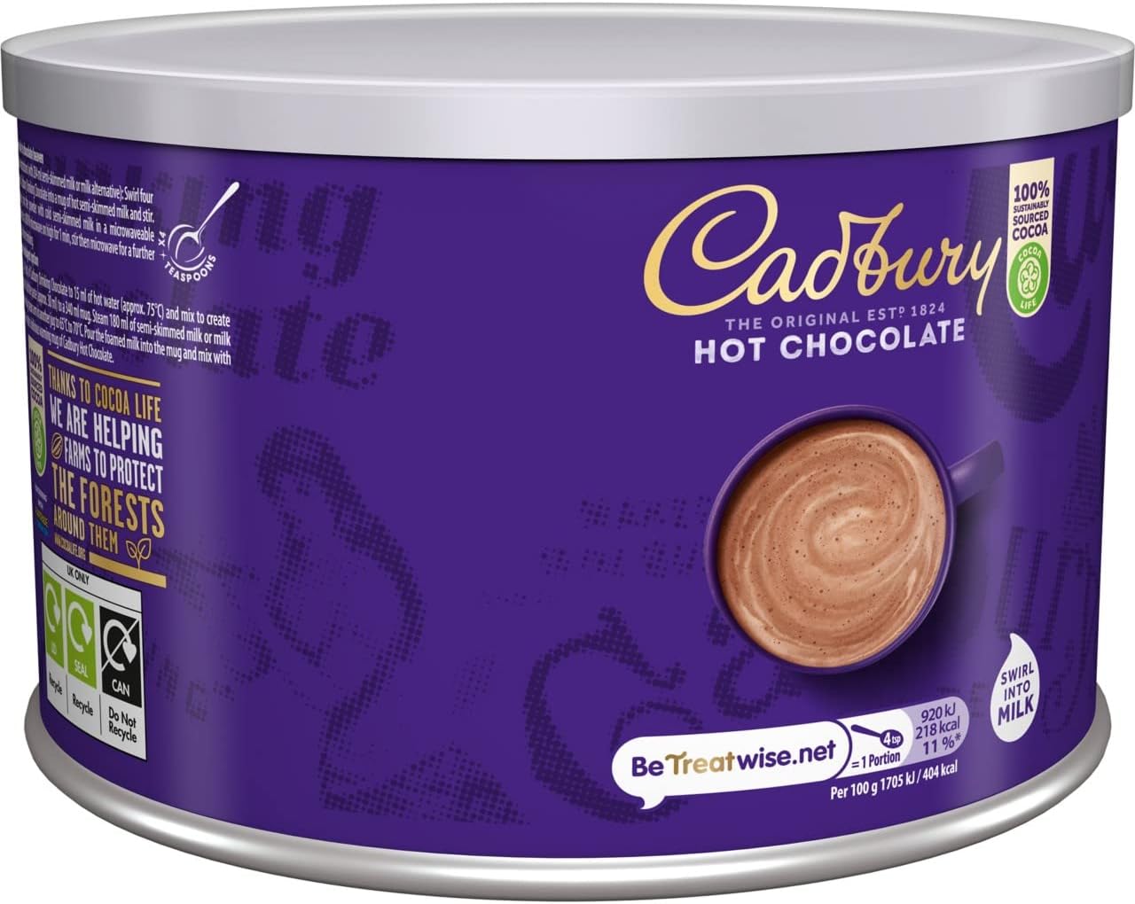 Cadbury - Drinking Chocolate 1 kg 3