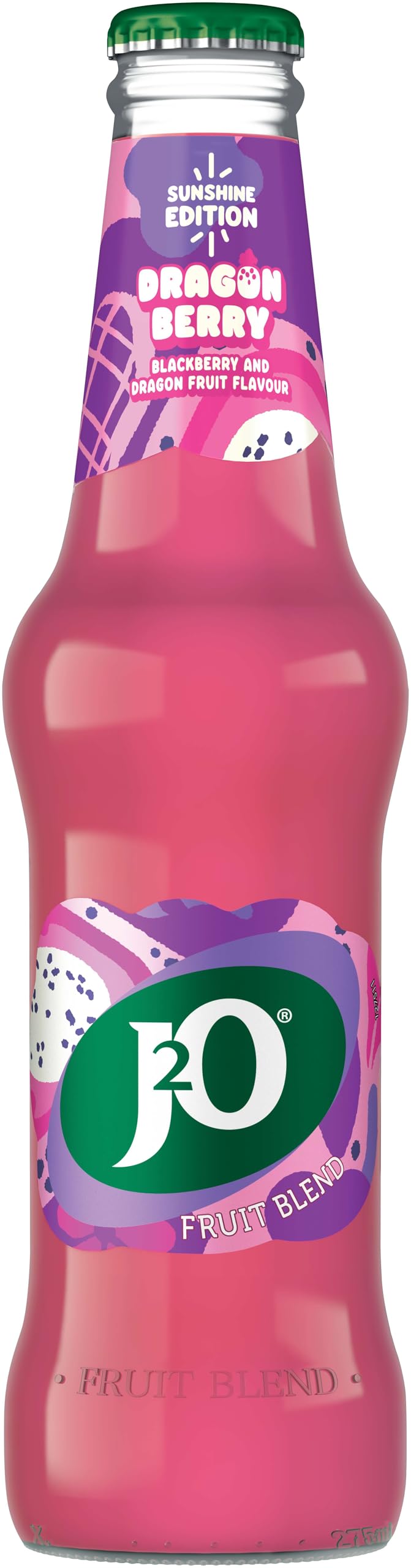 J2O Blackberry & Dragonfruit 275ml Bottle (Pack of 4) 5
