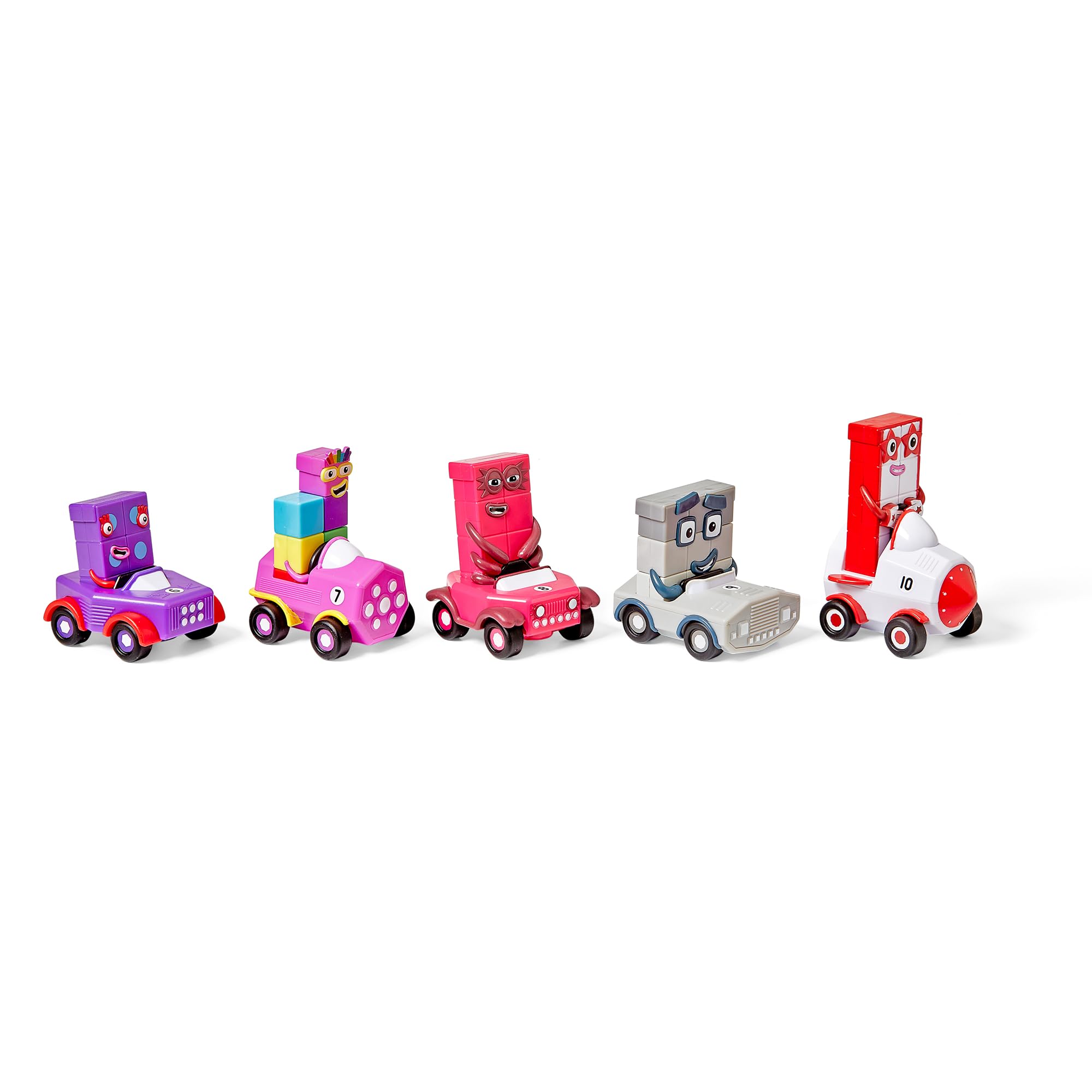 Learning Resources Numberblocks Mini Vehicles Six to Ten - Educational Counting Toy for Kids 3-7 Years 3