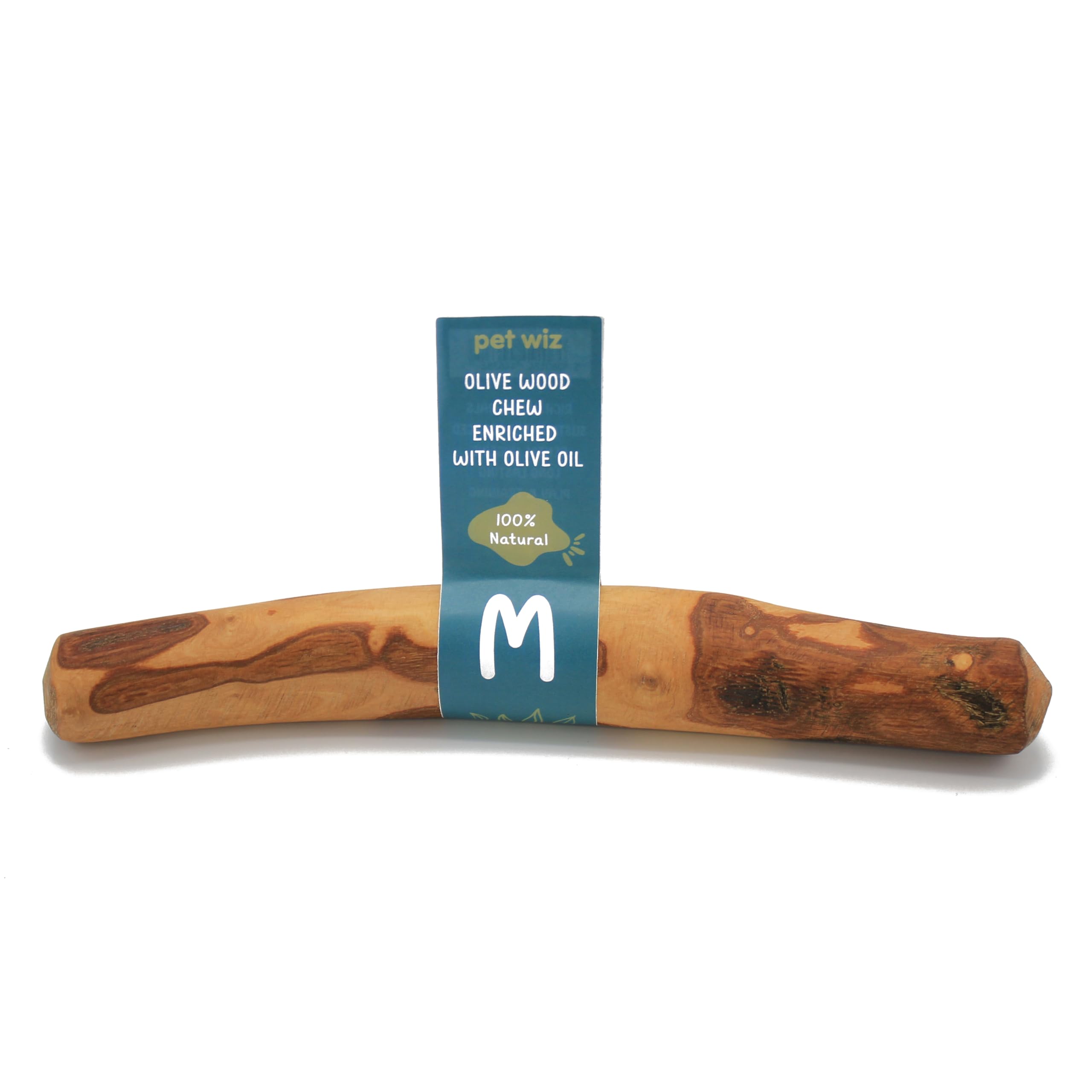 pet wiz Olive Wood Dog Chew Toy - Oral Hygiene Aid | Hypoallergenic | Medium Size 5