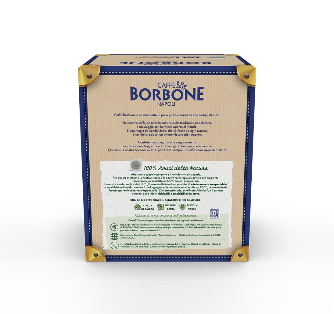 Caffè Borbone Red Coffee Blend – 150 kompostierbare ESE®-Pads (44 mm) 4