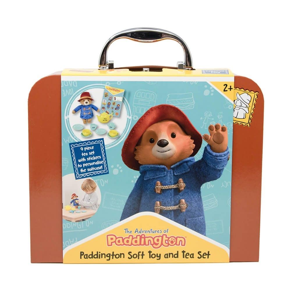 Rainbow Designs Paddington Bear Toy Tea Set - 9-Piece Pretend Play Set for Kids 7