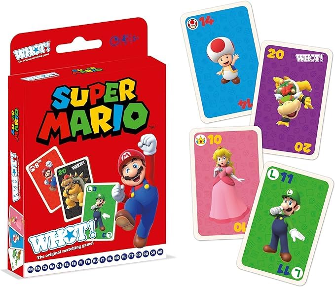 Winning Moves Super Mario WHOT! Card Game | Ages 6+ | English Edition