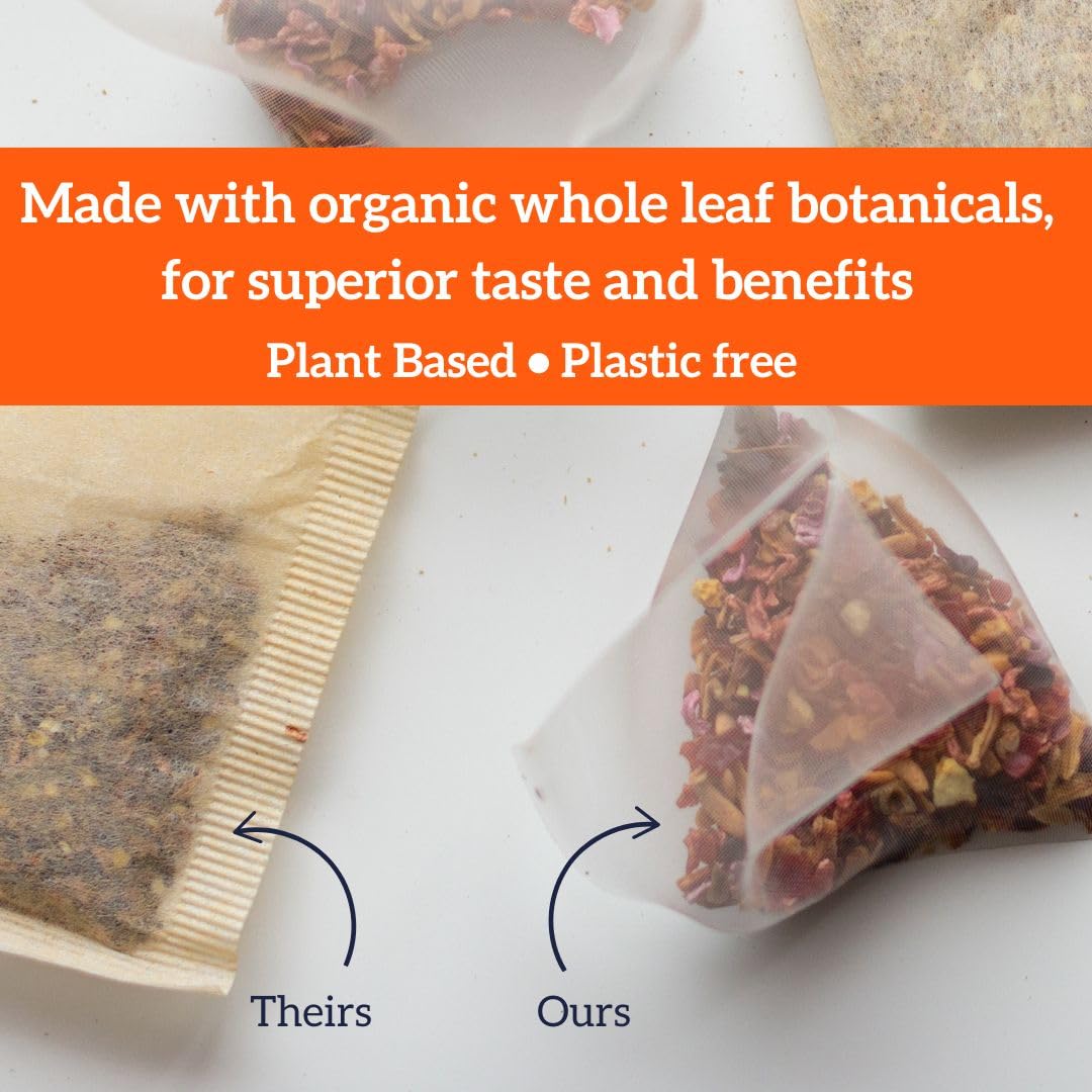 HOTTEA MAMA Get Up &amp; Glow Bio-Früchtetee | Reich an Vitamin C | Koffeinfreier Schwangerschafts- und Stilltee 10