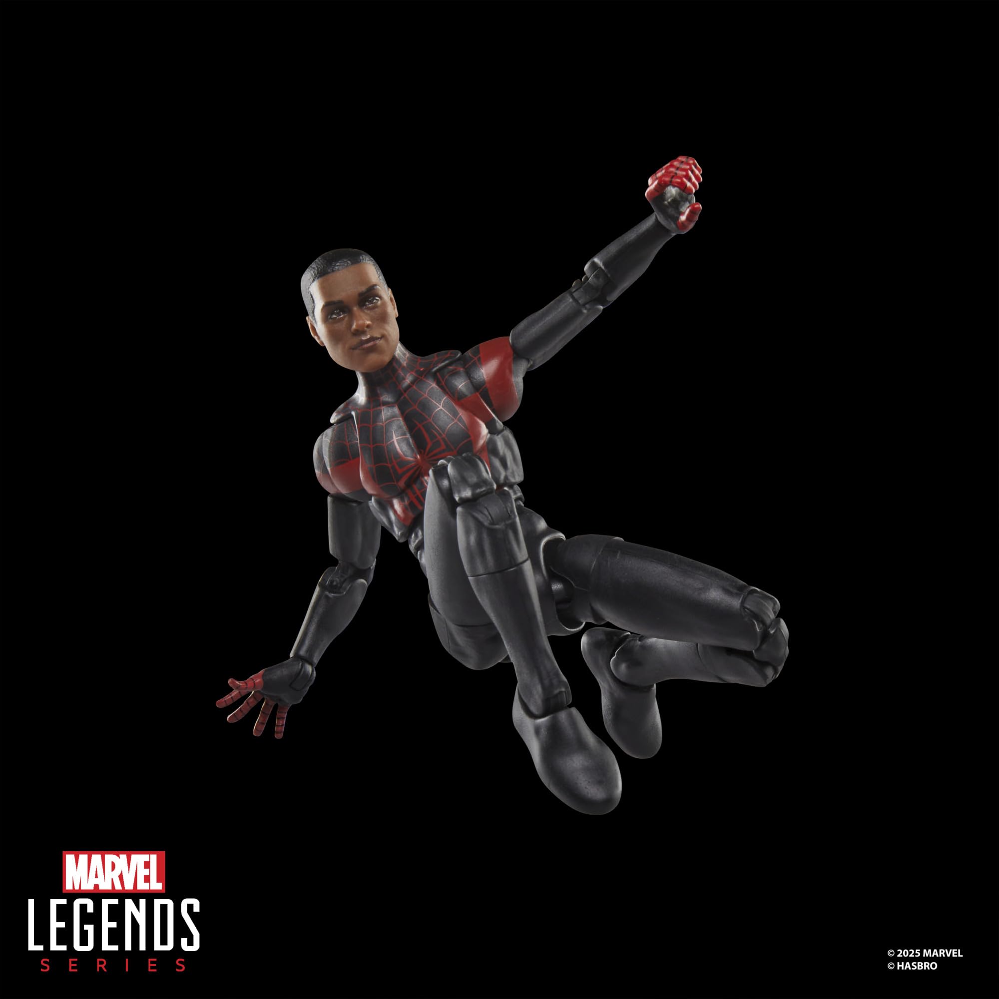 Marvel Legends Ultimate Miles Morales Spider-Man Action Figure - 6 Inch Collectible with Comic Accessories 7