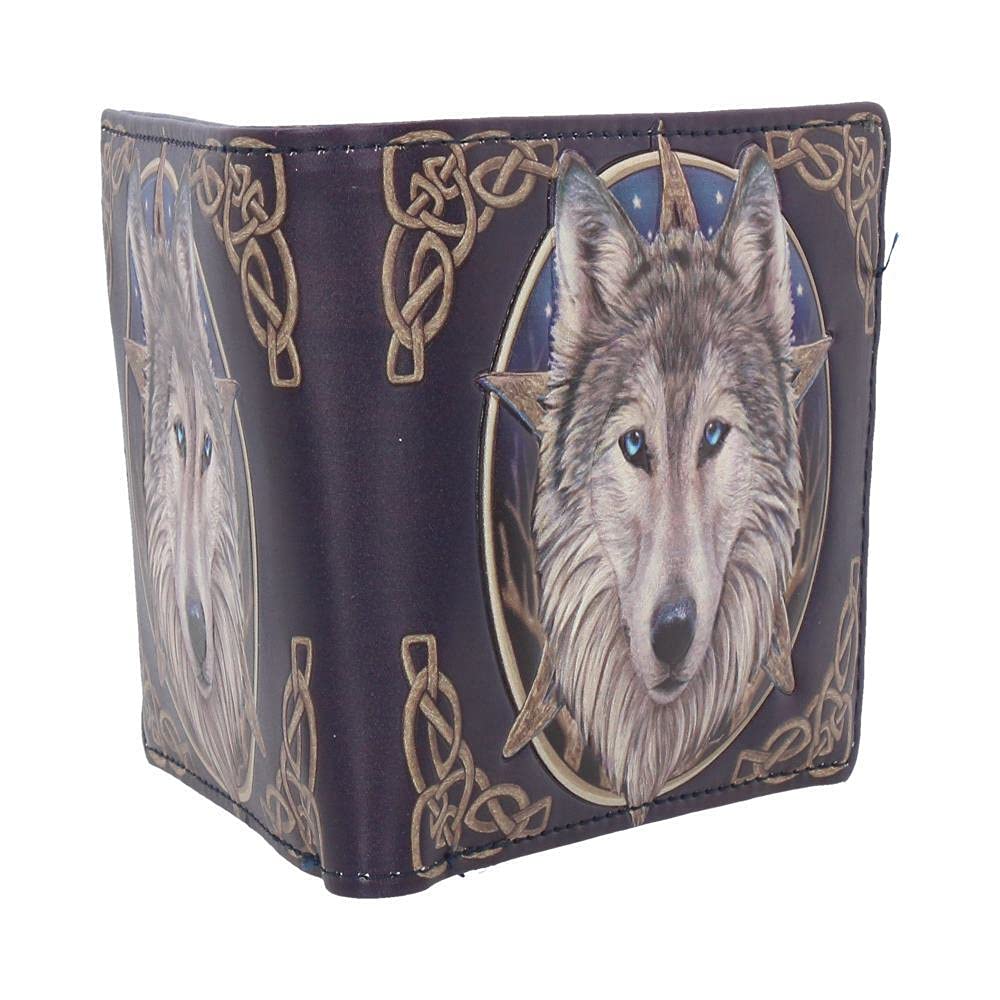 Nemesis Now Lisa Parker Wild One Wolf Geldbörse aus schwarzem PU 10