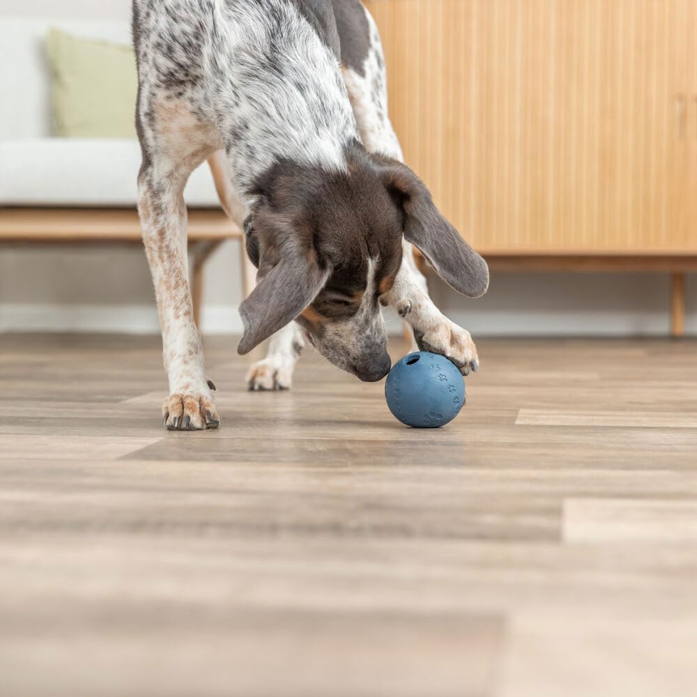 TRIXIE Dog Activity Snack Ball - Natural Rubber Treat Dispenser | 7 cm Diameter | Medium Dog Size