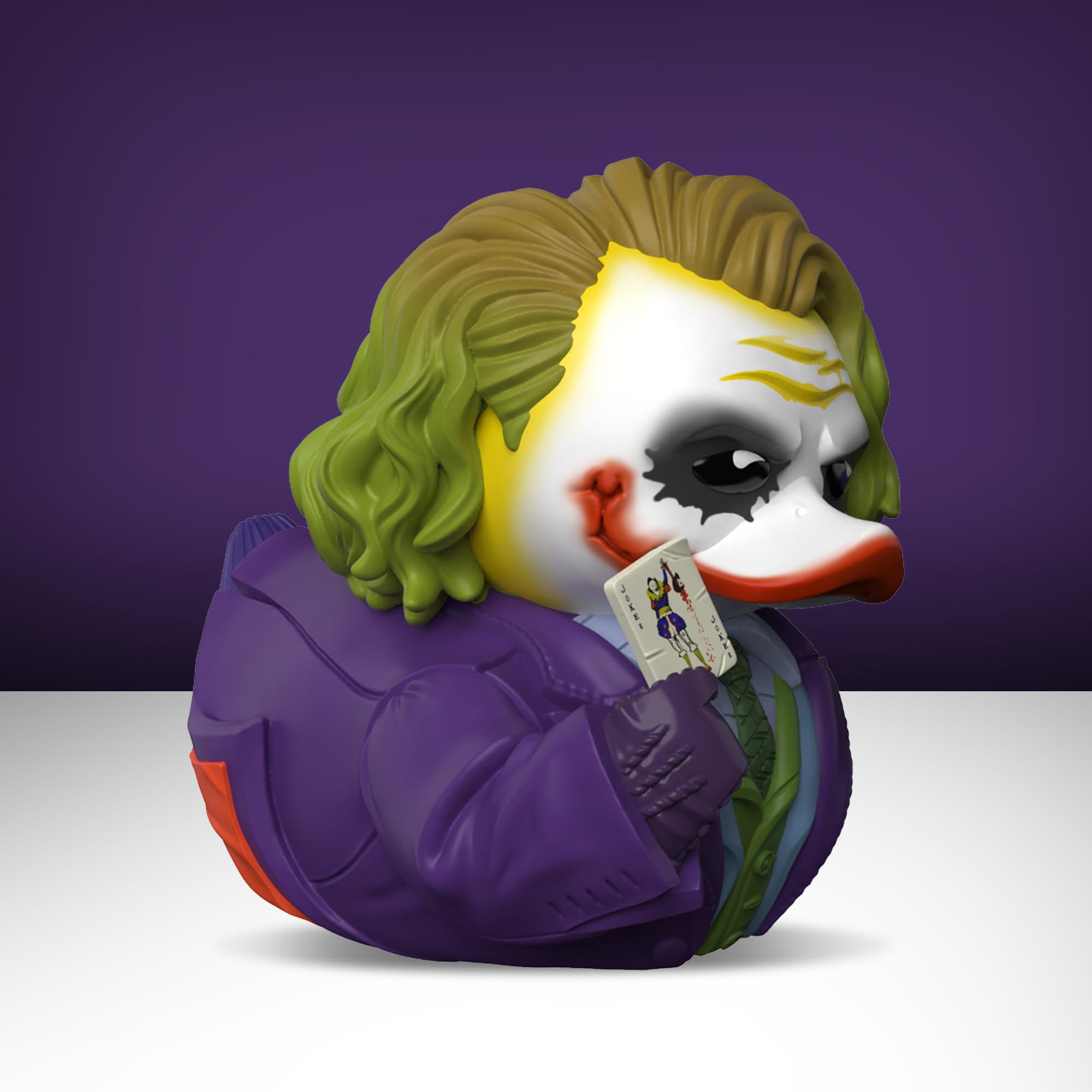 TUBBZ Batman The Dark Knight - Joker Cosplaying Rubber Duck Vinyl Figure | 9 cm 4